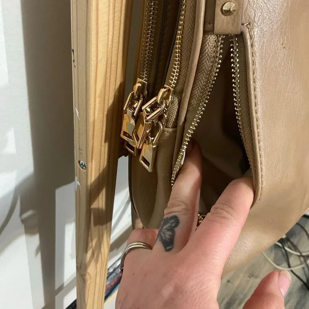 I.N.C International Concepts Giigi Backpack faux leather tan